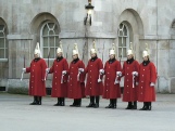 Changing guard in Whitehall London